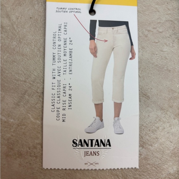 Santana Women's Tummy Control Capri New with tags - Picture 5 of 7